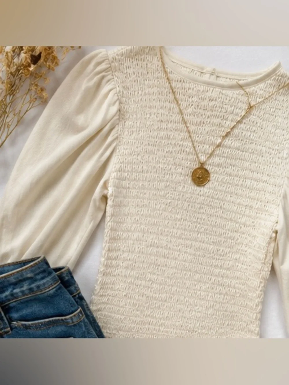 Anthropologie beautiful ivory